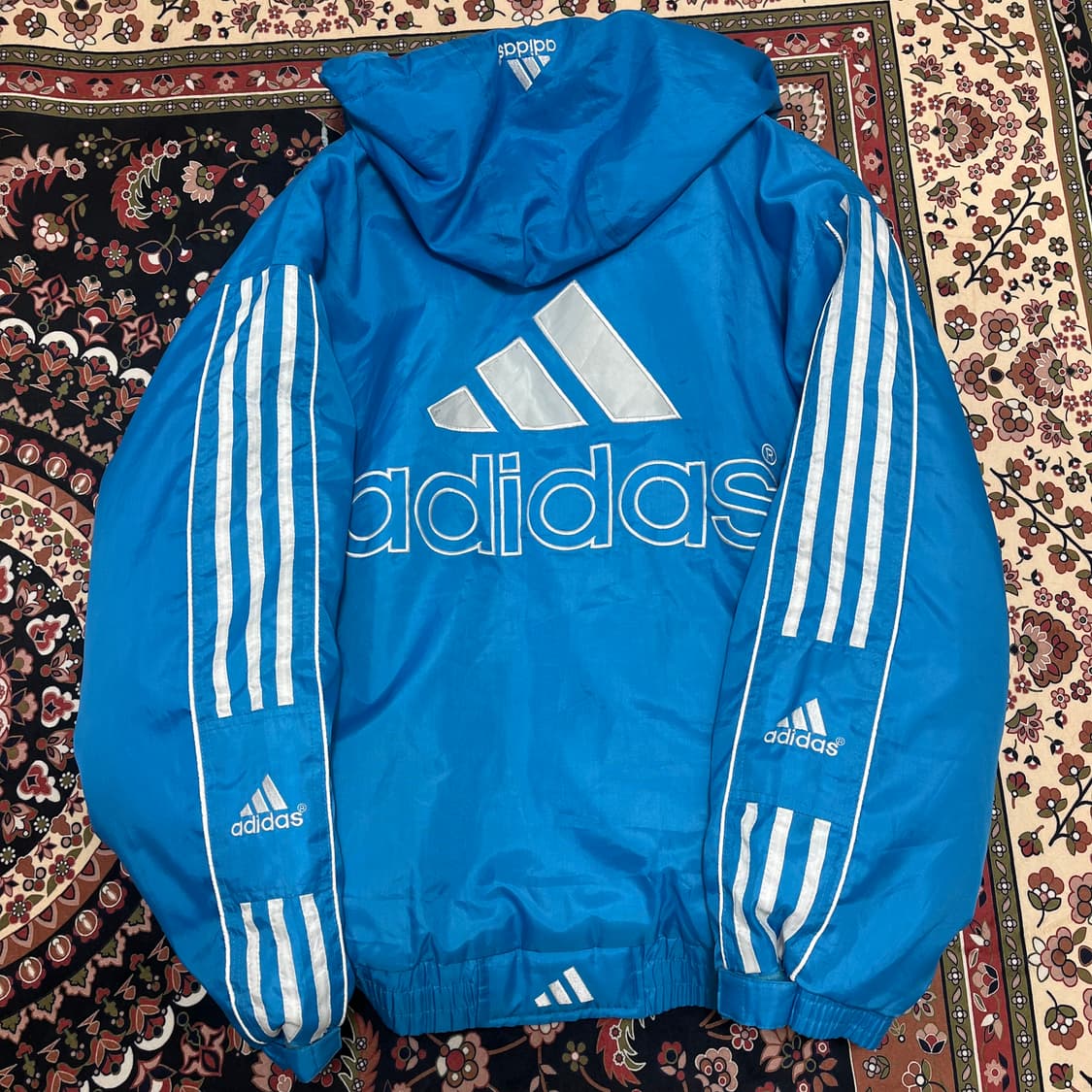 아디다스 올드스쿨 빅로고 바람막이 점퍼 XL/105 상품이미지1