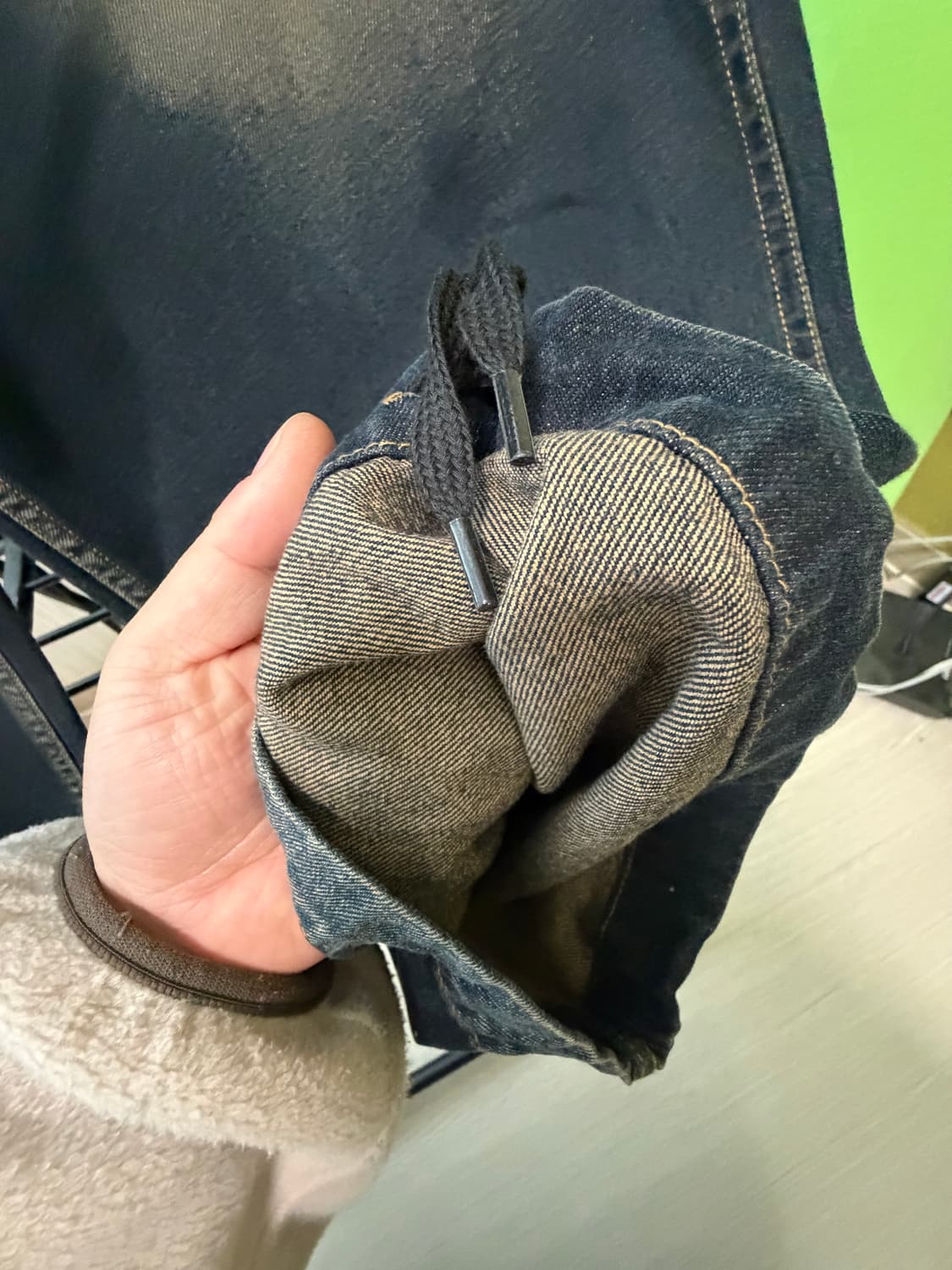 피그먼트 워싱데님 팬츠 상품이미지5