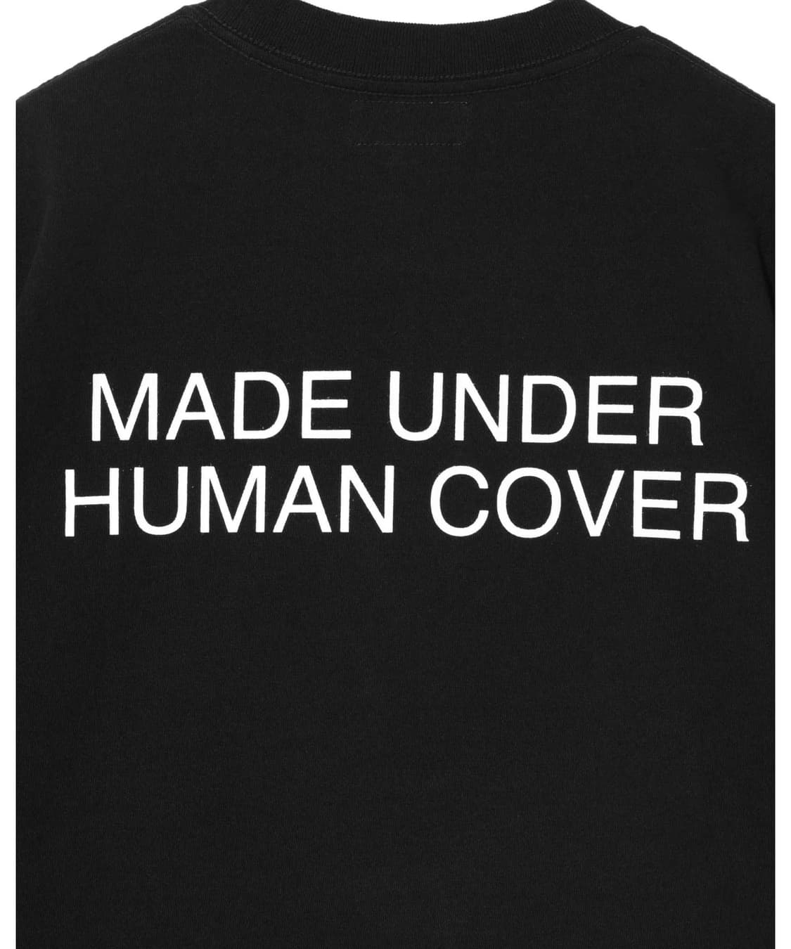 휴먼 메이드 x 언더커버 코튼 티셔츠 블랙 상품이미지8