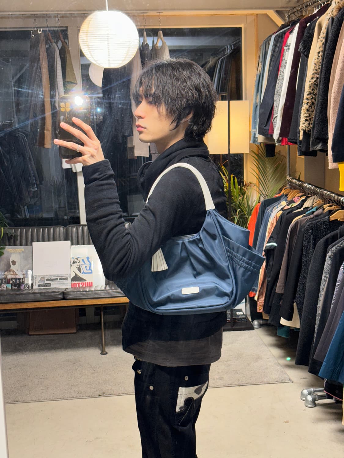 Y'saccs 네이비 숄더백 상품이미지3