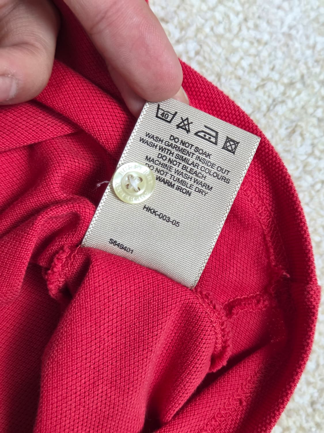 [버버리] 런던 노바체크 카라 반팔 티셔츠 | S00033 상품이미지5