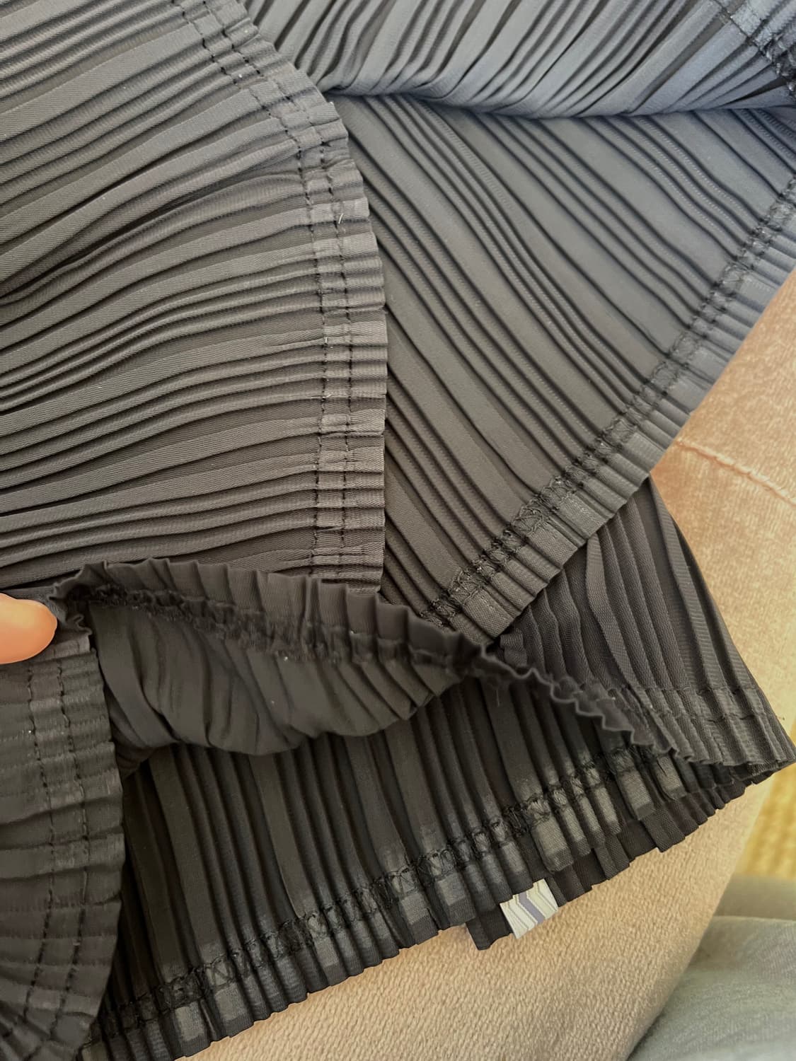 플리츠미 여성 블랙 플리츠팬츠 플리츠바지 상품이미지5