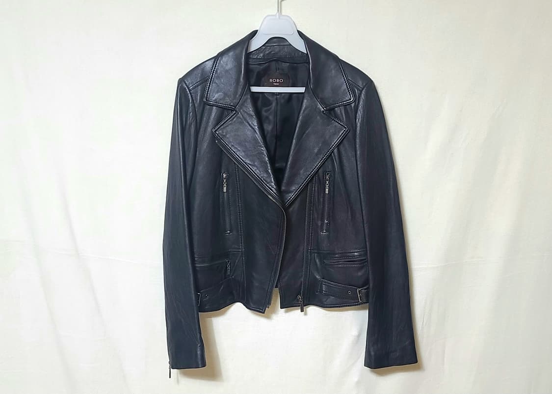 이탈리아 솔로프라 양가죽 + 리얼 폭스퍼 라이더 자켓 누빔 77 상품이미지7