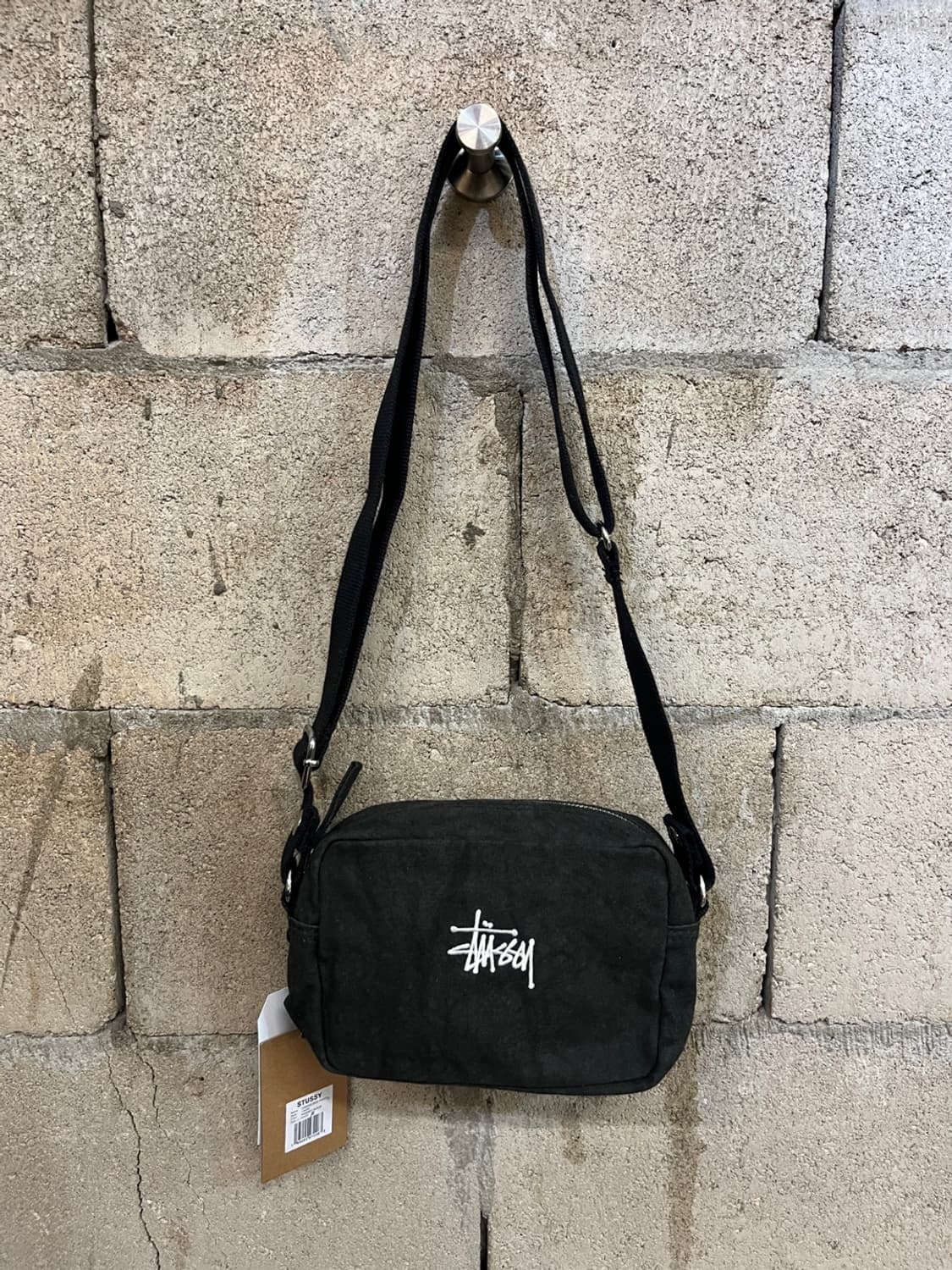 스투시 캔버스 사이드 파우치 백 상품이미지1