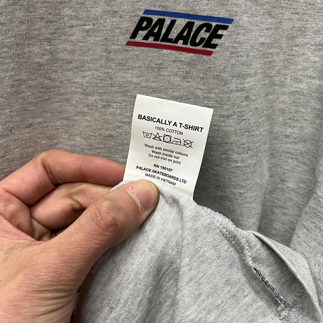 PALACE 팔라스 베이지컬리 어 반팔 티셔츠 L 상품이미지5