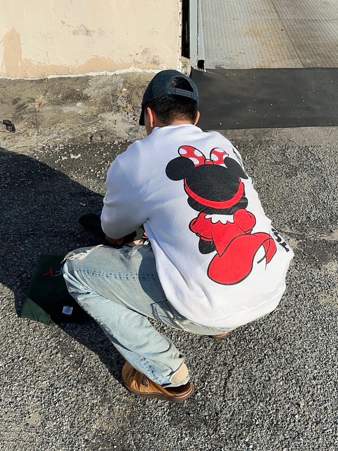 90’s Disney Mickey front/back sweatshirt 상품이미지3
