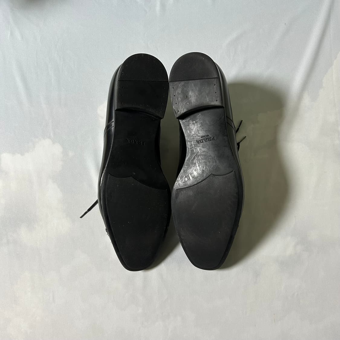 Prada cap toe wing tip derby shoes 상품이미지5