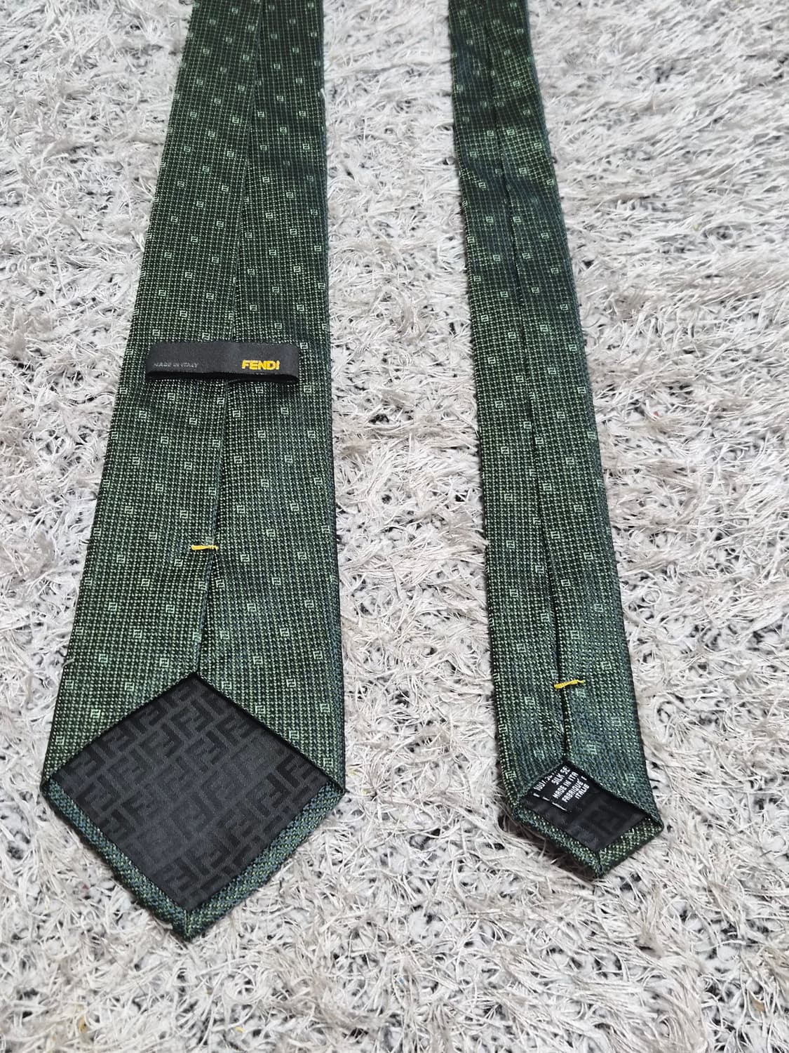 펜디Fendi 메인로고 도트 패턴 넥타이 Free - N37 상품이미지6