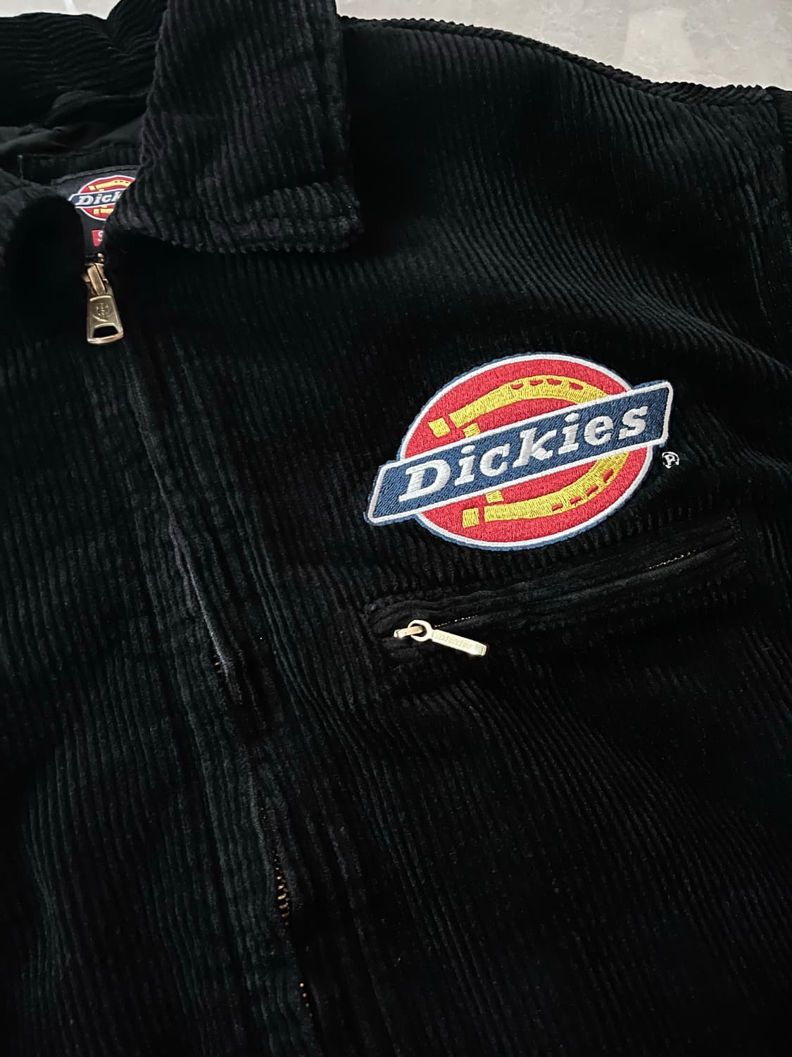 슈프림 X디키즈 블랙 코듀로이 워크자켓 상품이미지2