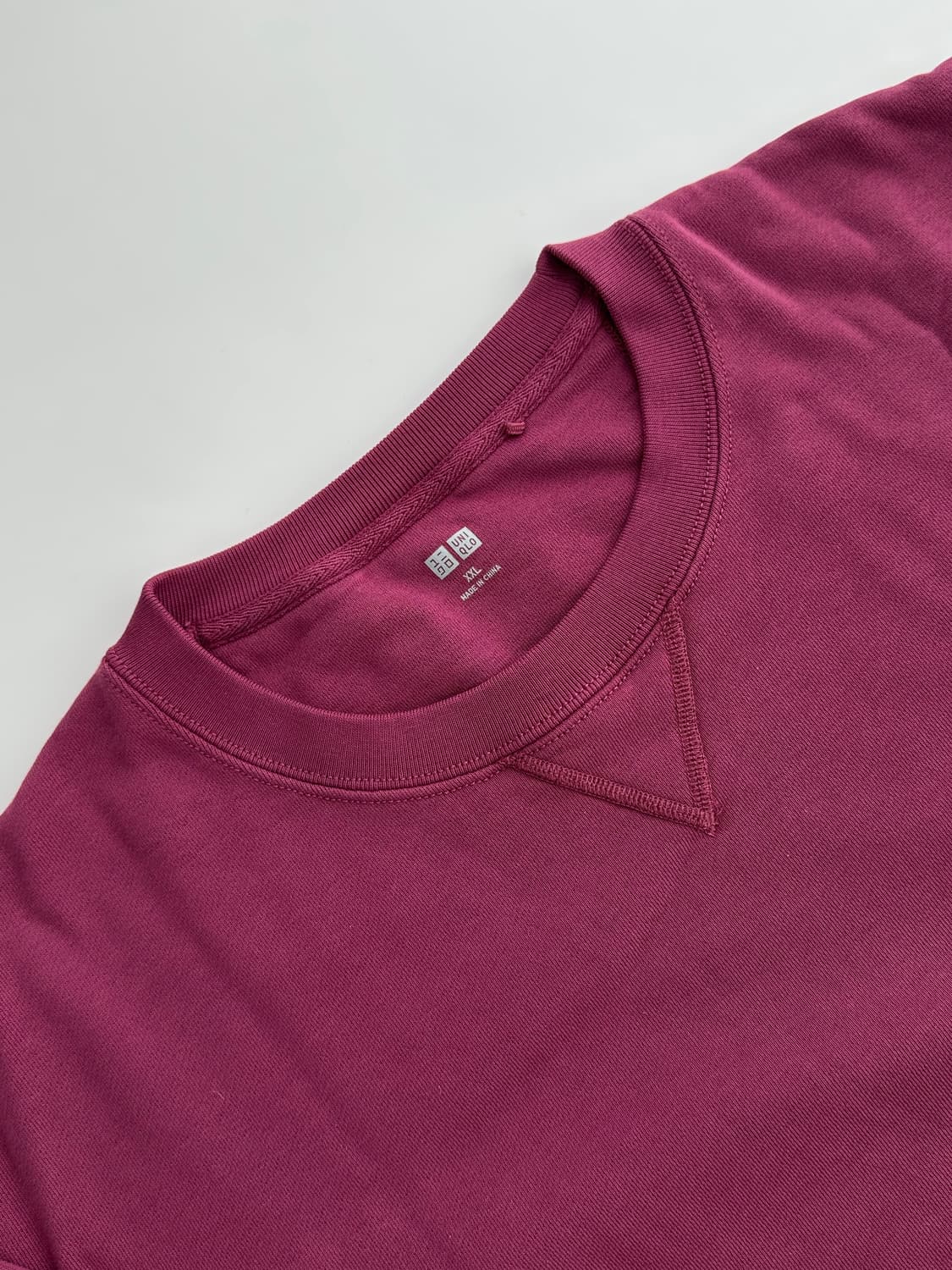 유니클로 맨투맨 스웨트셔츠 퍼플 상품이미지2