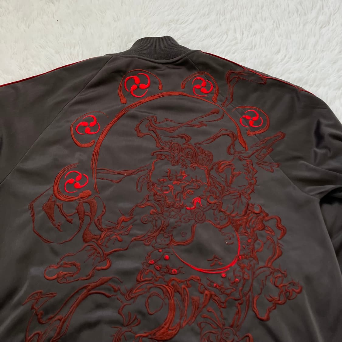 빈티지 레드 염라천왕 스카잔 o-927 y2k 스트릿 모리 갸루 일본빈티 상품이미지6