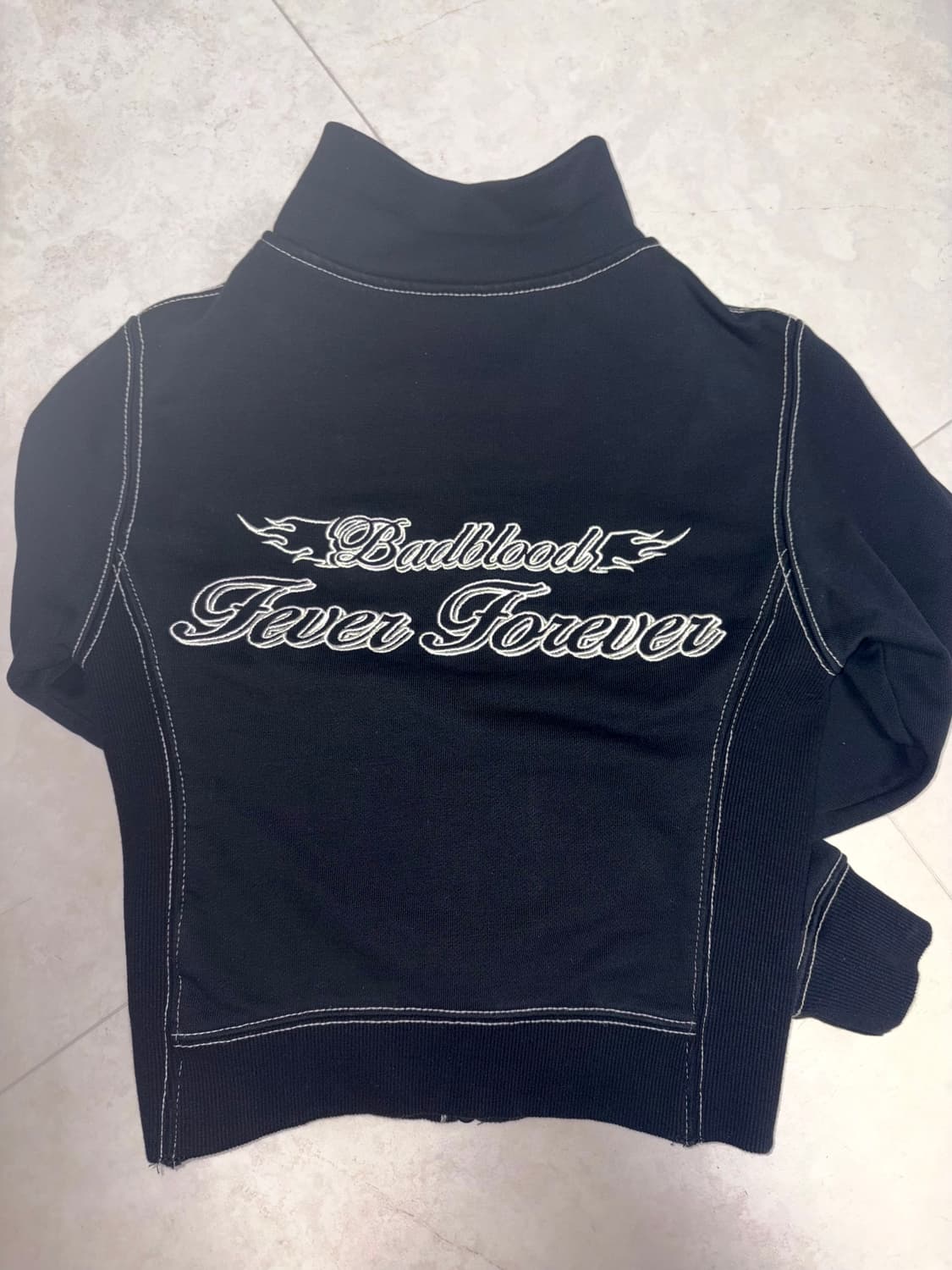 배드블러드 테리 해링턴 자켓 재킷 블랙 xs 상품이미지3