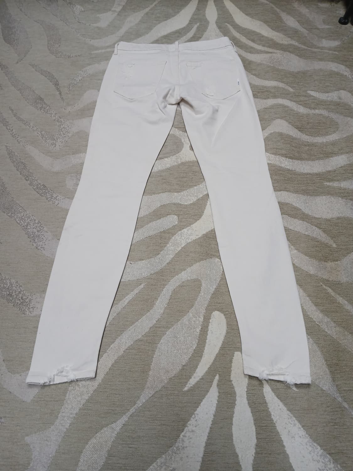 Mother 프리미엄 화이트 데님 팬츠 26  상품이미지2