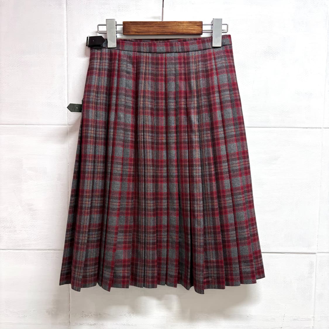 LAURA ASHLEY 로라애슐리 플리츠 주름 랩 스커트  상품이미지5