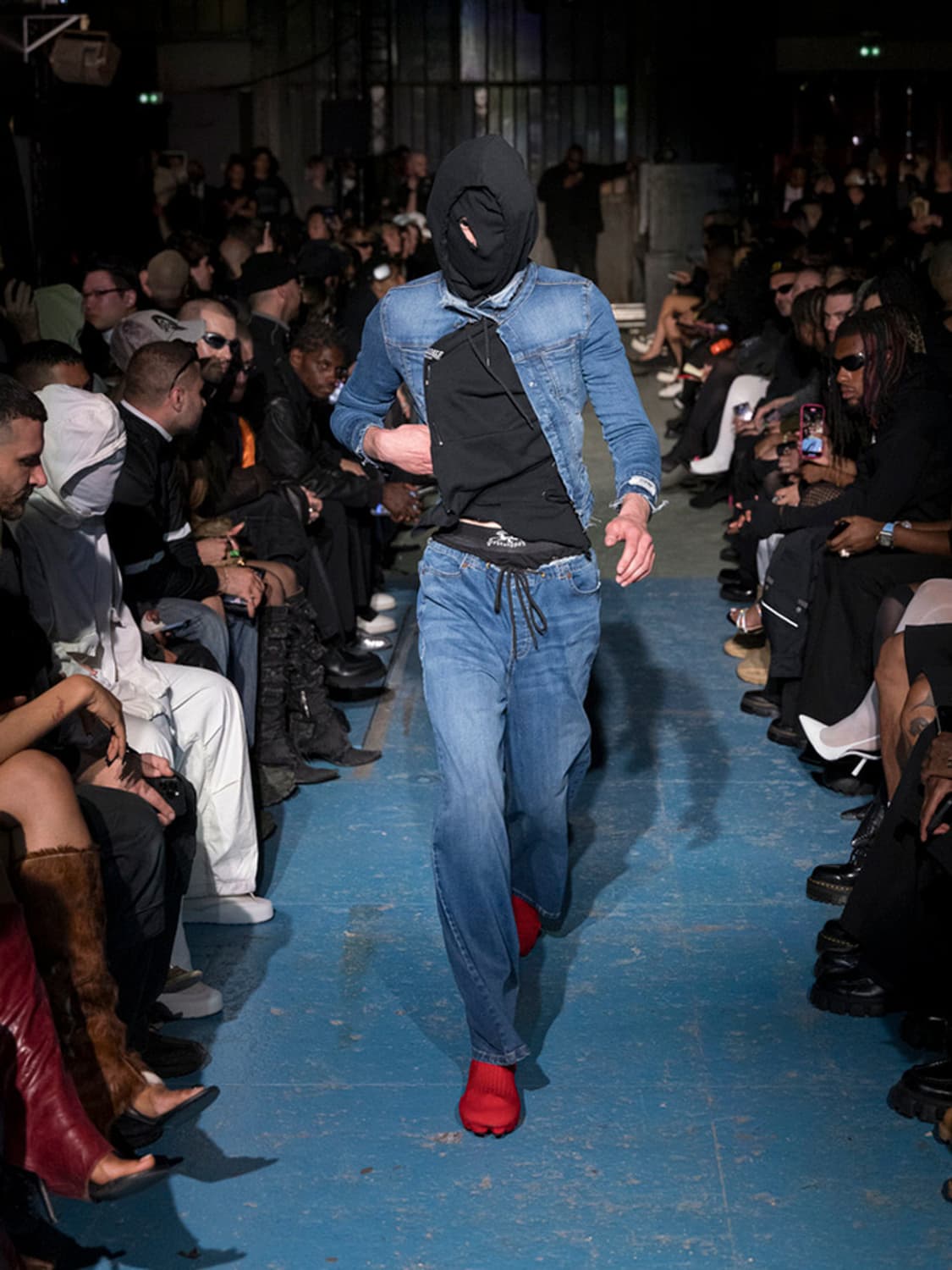 [XS,L/XL]프로토타입스 25ss 웨이스트 밴드 데님 팬츠 상품이미지2