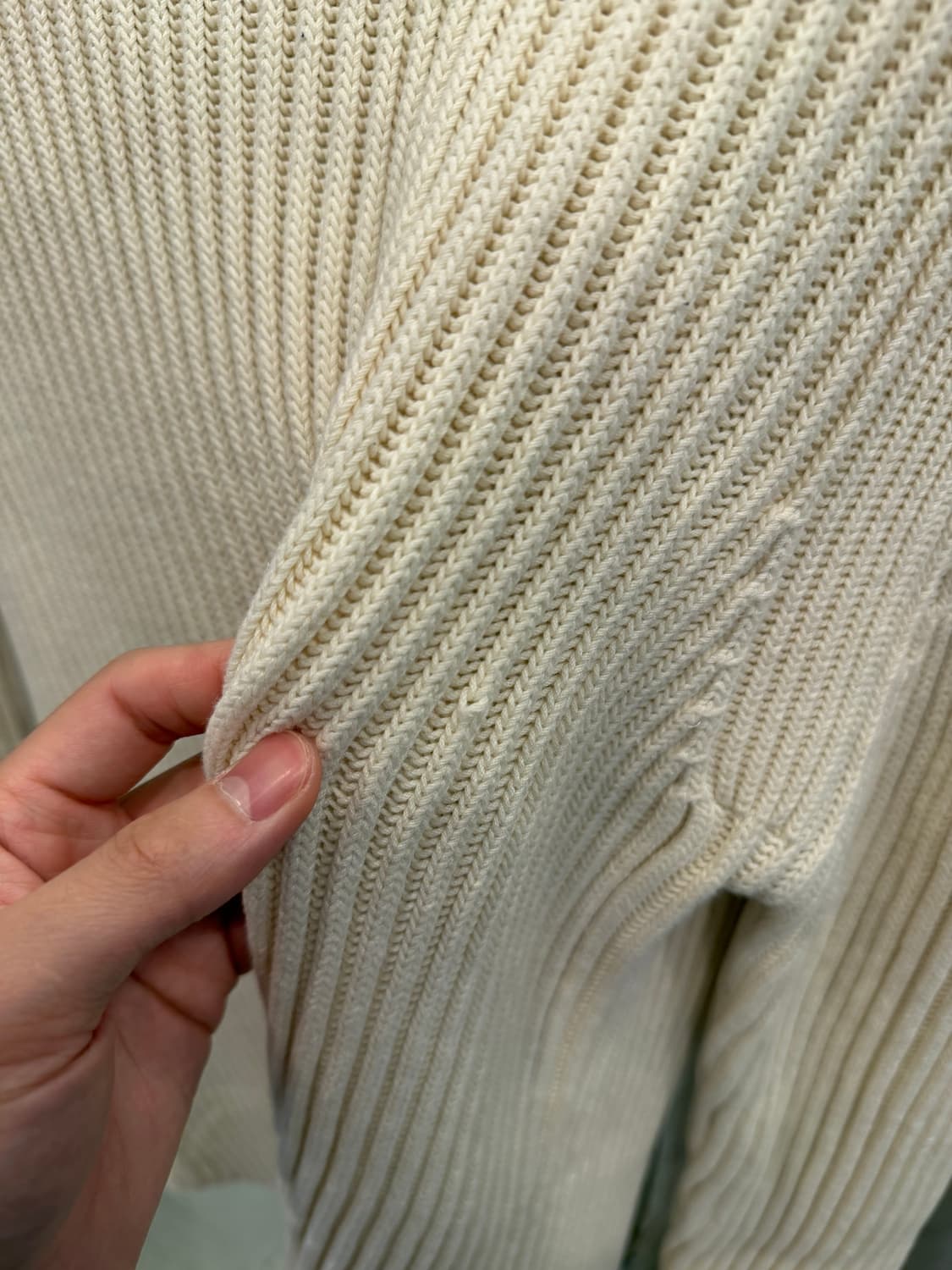 90-00s Polo Jeans 폴로 진스 리브드 터틀넥 니트 상품이미지7