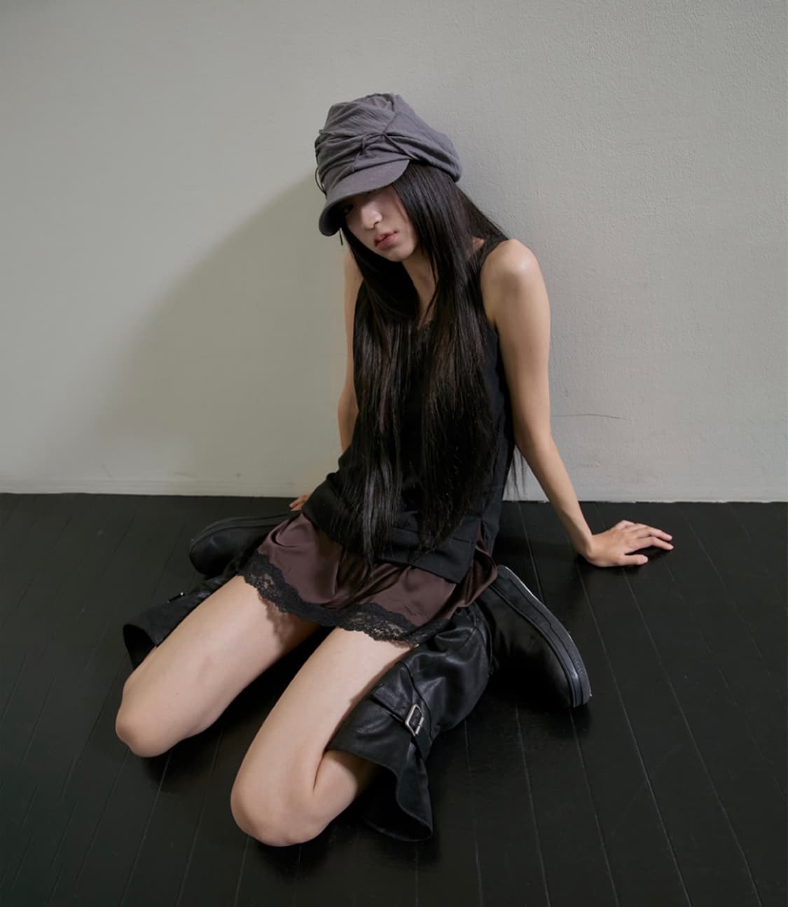 플레어업 2-Layered Lace Dress 레이어드 레이스 드레스 상품이미지3