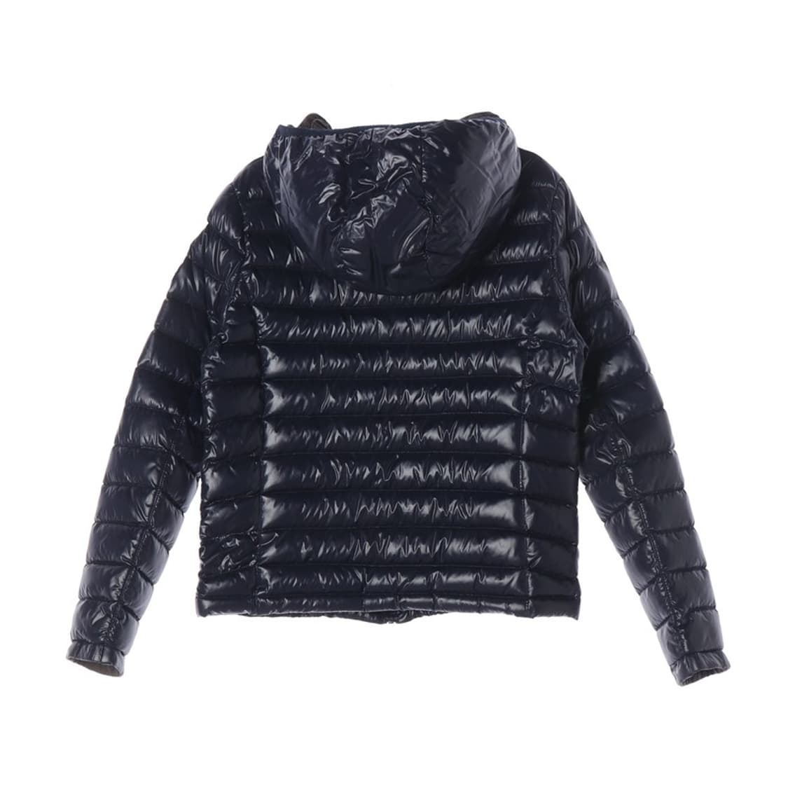 잭앤질 유광 덕다운 경량 후드 패딩 네이비 90 상품이미지3