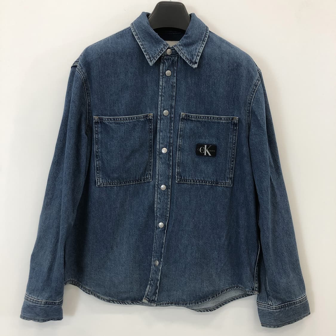 ck 캘빈클라인 릴렉시드 오버데님 셔츠자켓 S 90-95 상품이미지1
