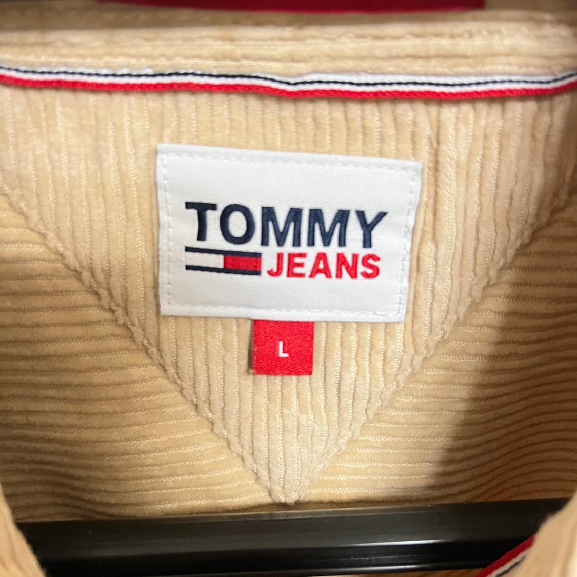 (오버핏 L) 타미 코듀로이 베이지  상품이미지6