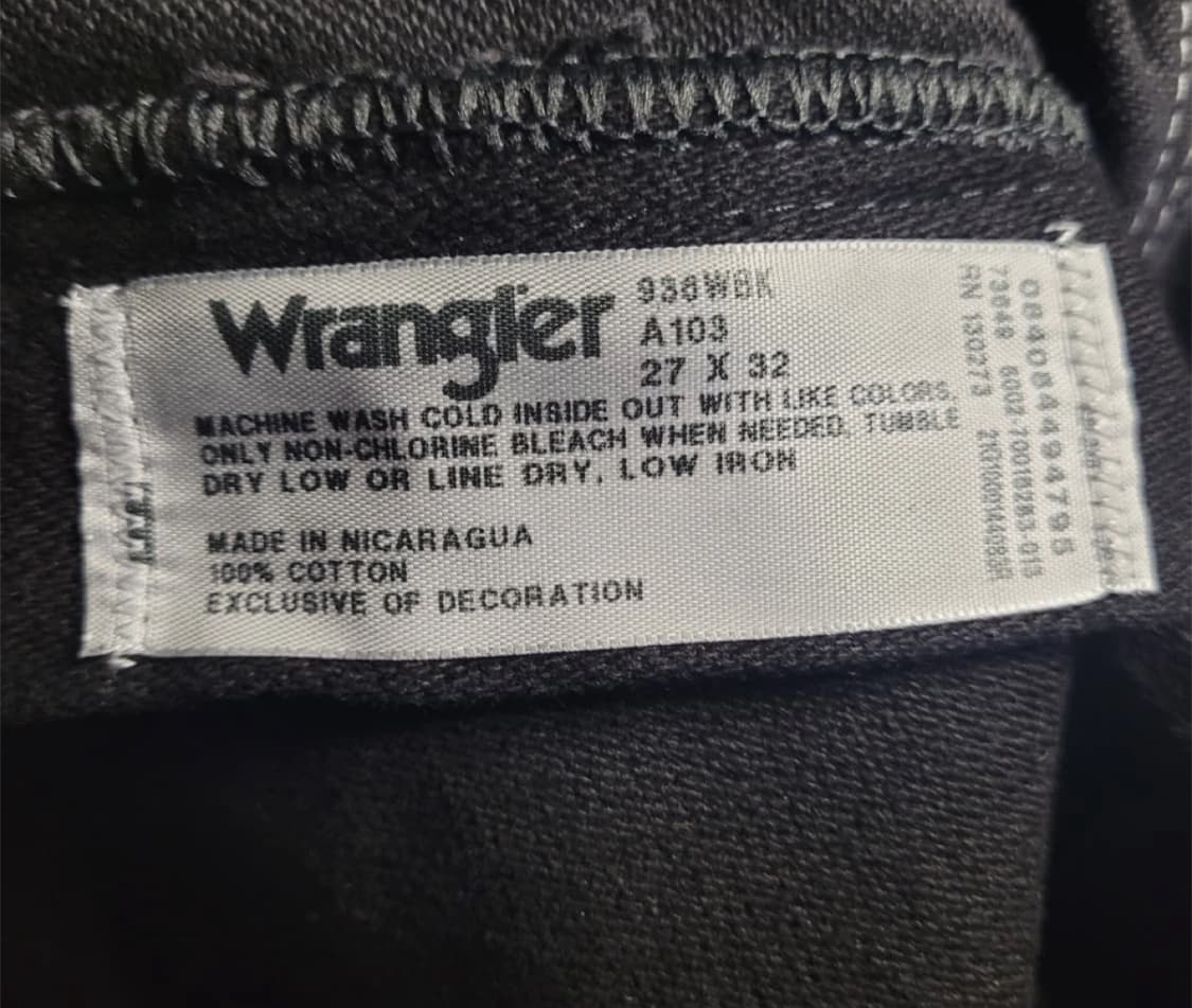 랭글러 wrangler 938 카우보이 슬림 청바지 상품이미지4