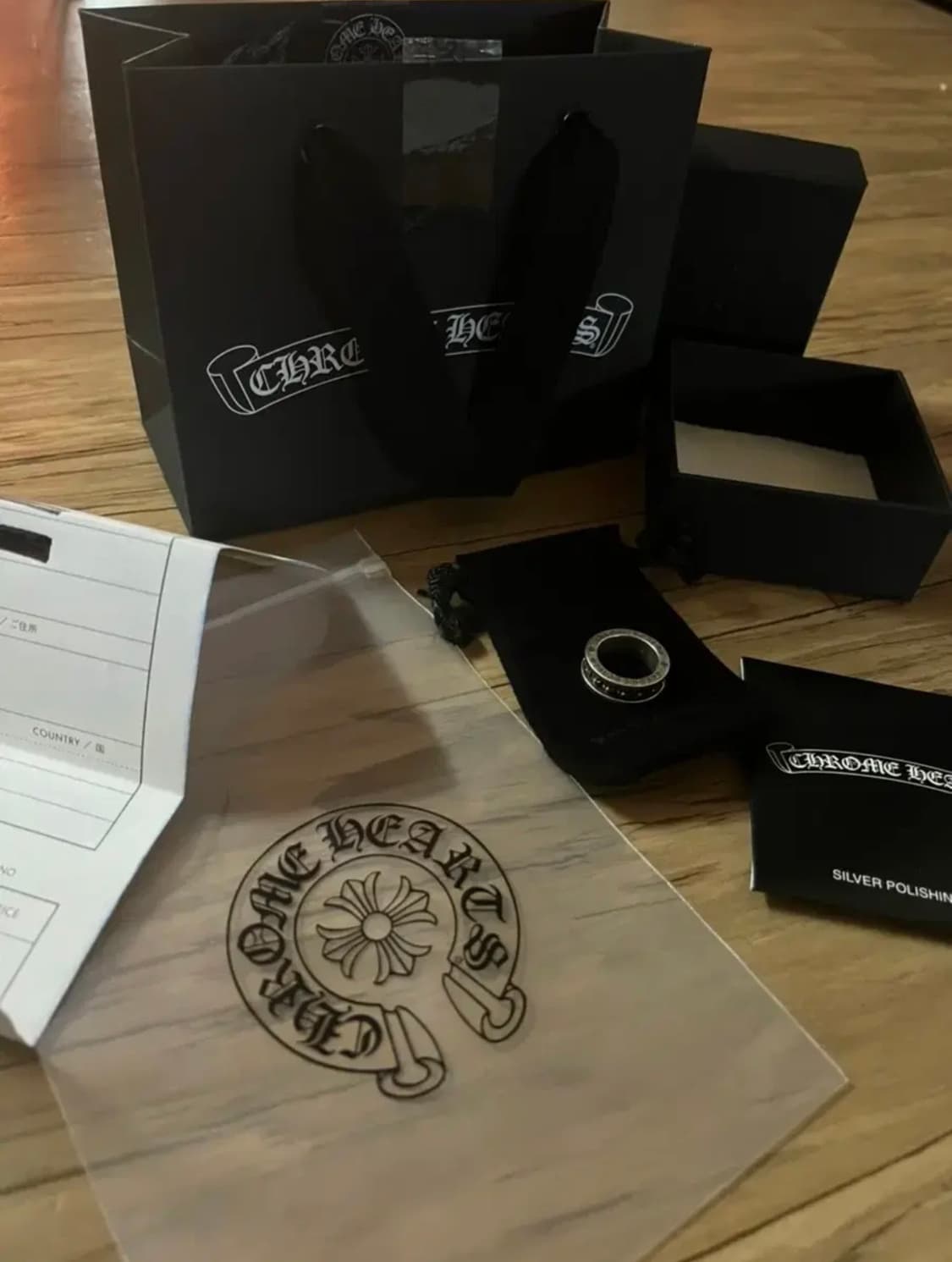 크롬하츠 미니플러스링 8호 상품이미지1