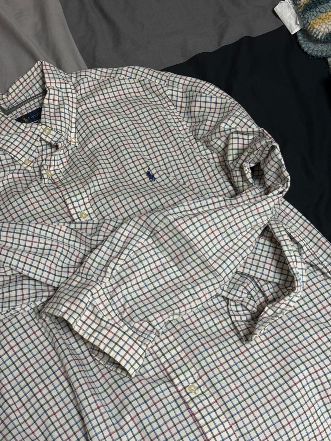 폴로 랄프로렌 체크 셔츠 XL 상품이미지4