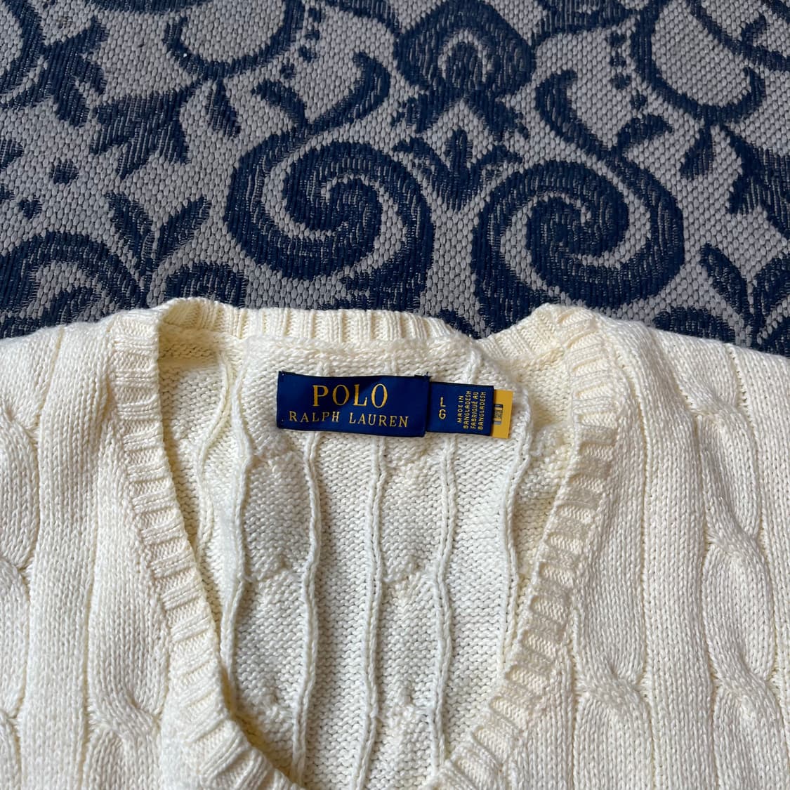 L 폴로 니트 조끼/W2430 상품이미지4