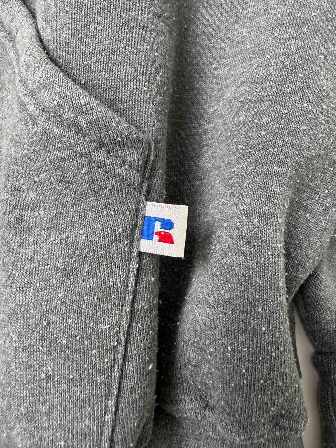 90s Russell Zip Up Hoodie (charcoal) 상품이미지5