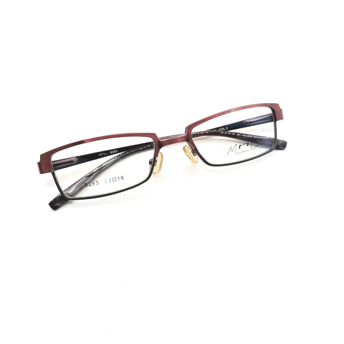 데드스탁 긱시크 투톤 메탈 사각안경 358 상품이미지1