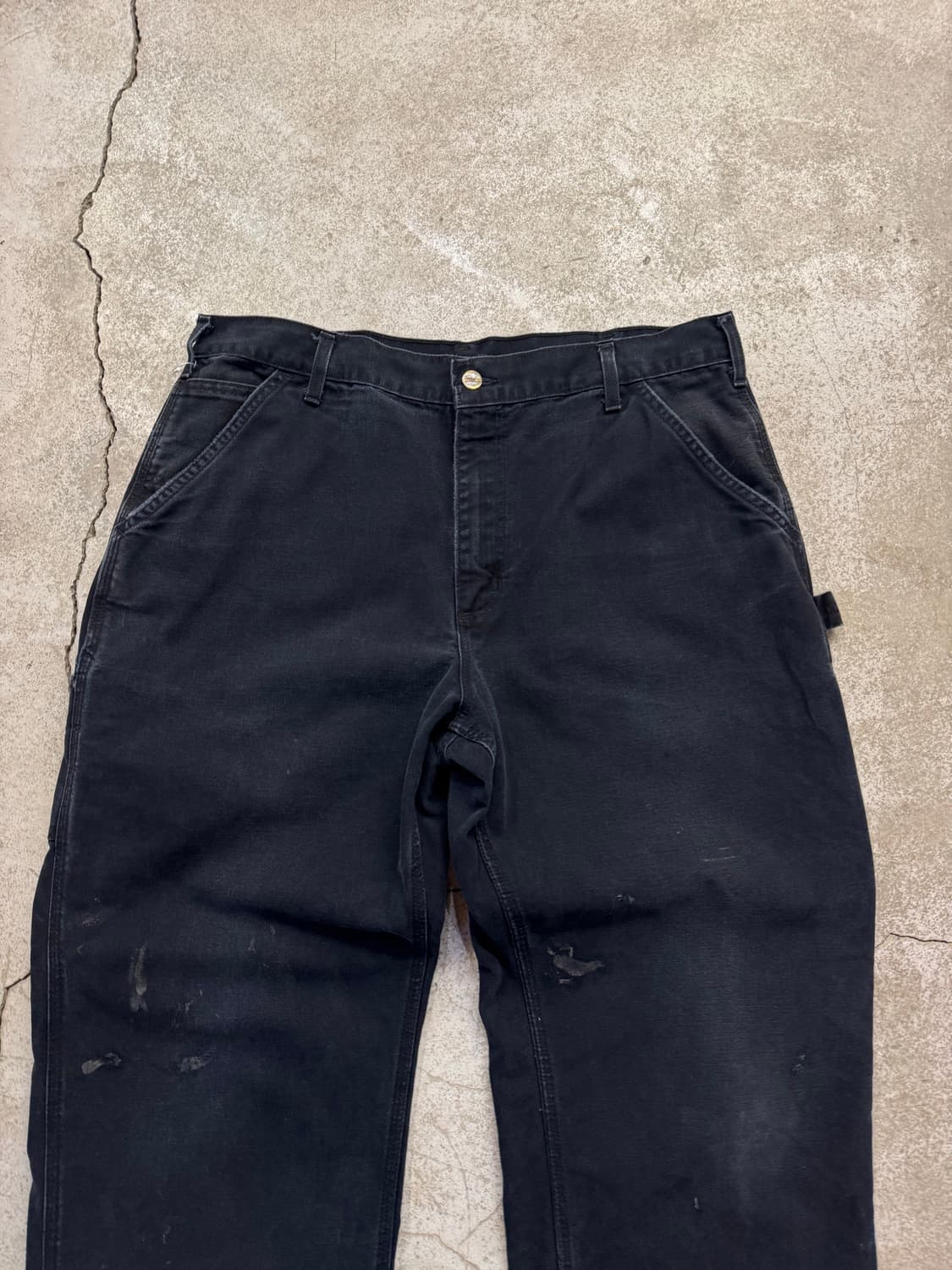 칼하트 B11 BLK 싱글니  덩가리 핏 상품이미지3