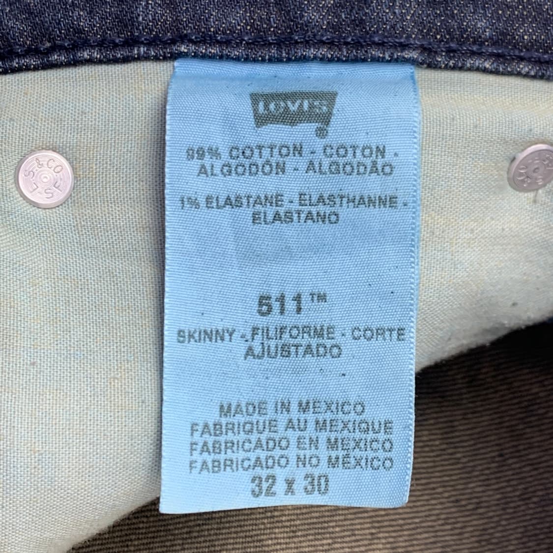 [32/정품] Levi's 리바이스 511 데님팬츠 청바지 상품이미지5