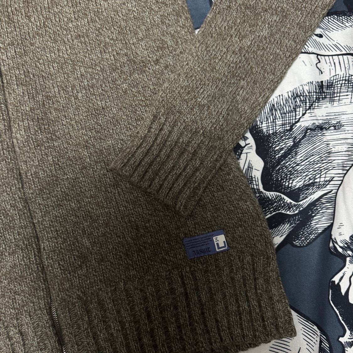 디젤  울 니트집업 100 L사이즈  상품이미지7