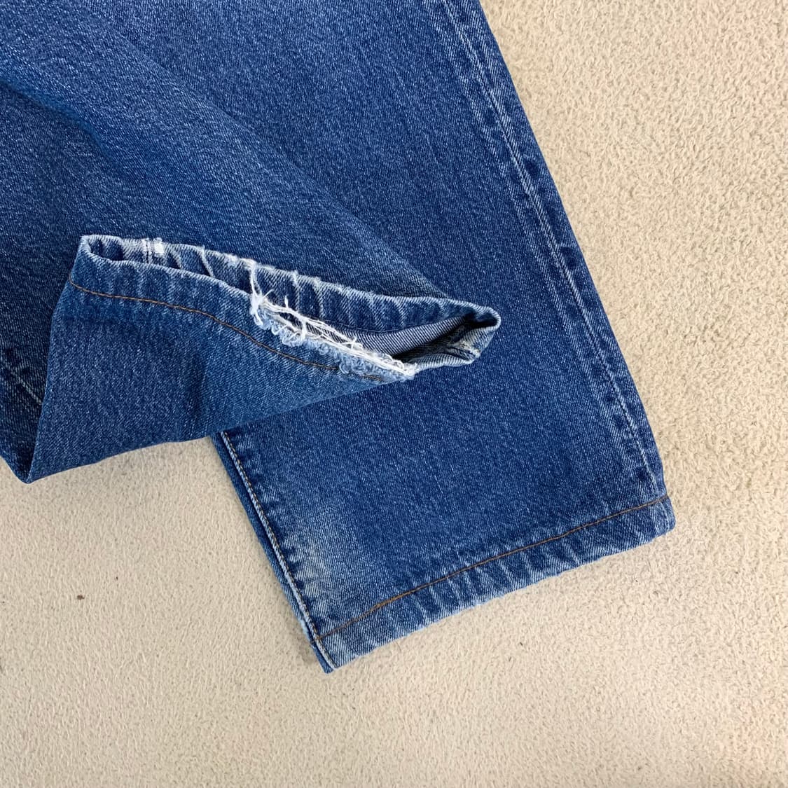 빈티지 리바이스 501 워싱 데님팬츠(30사이즈) 남자청바지 중청 상품이미지10