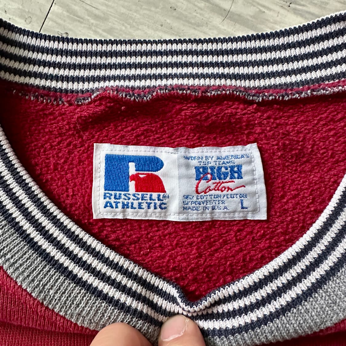 90년대 러셀 앨라배마 대학교 맨투맨 (L) MADE IN USA 상품이미지4