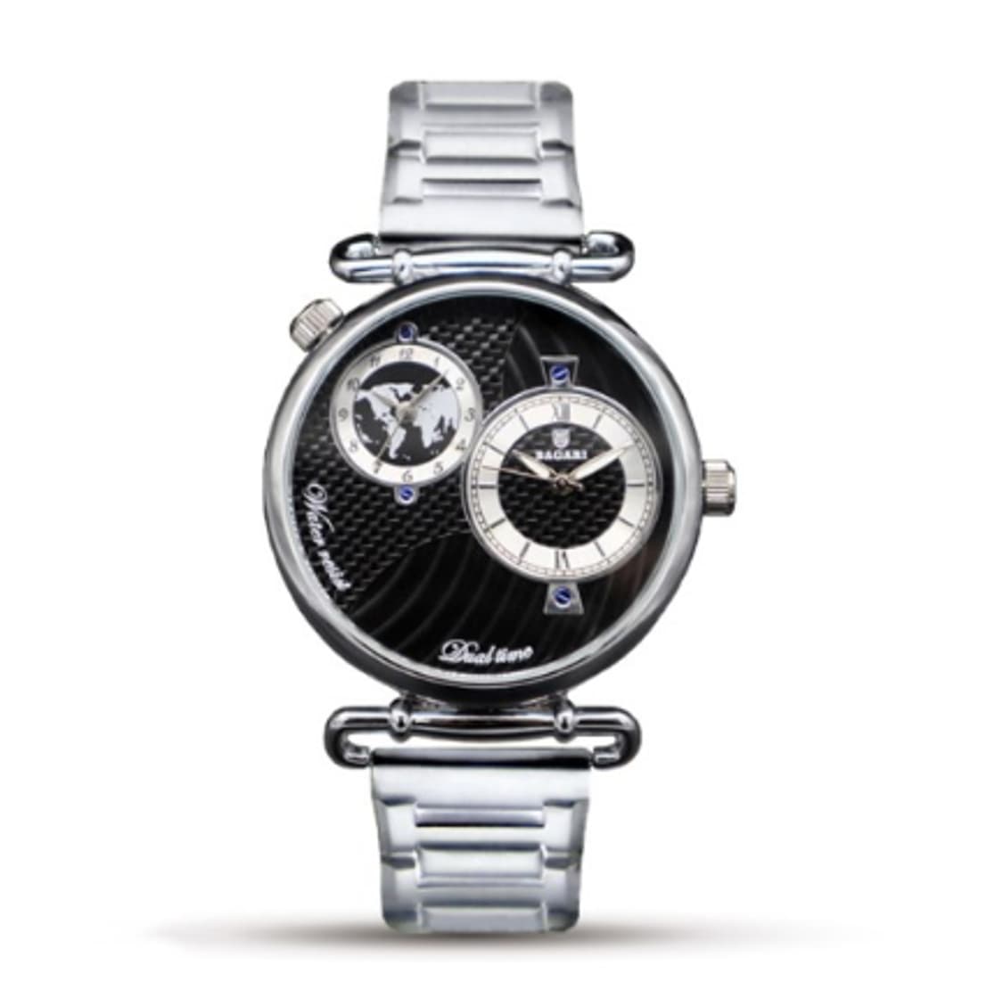 [옷자락]남자 유니크 디자인 실버 정장 캐주얼 손목시계 상품이미지1