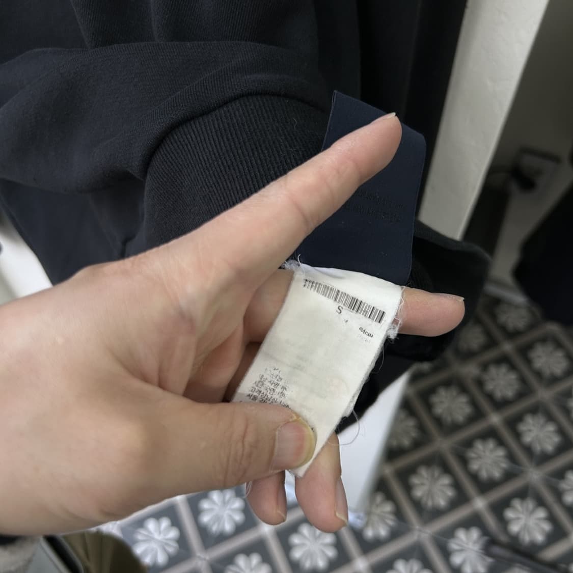 15855 - 준지 로고 자수 맨투맨 상품이미지5