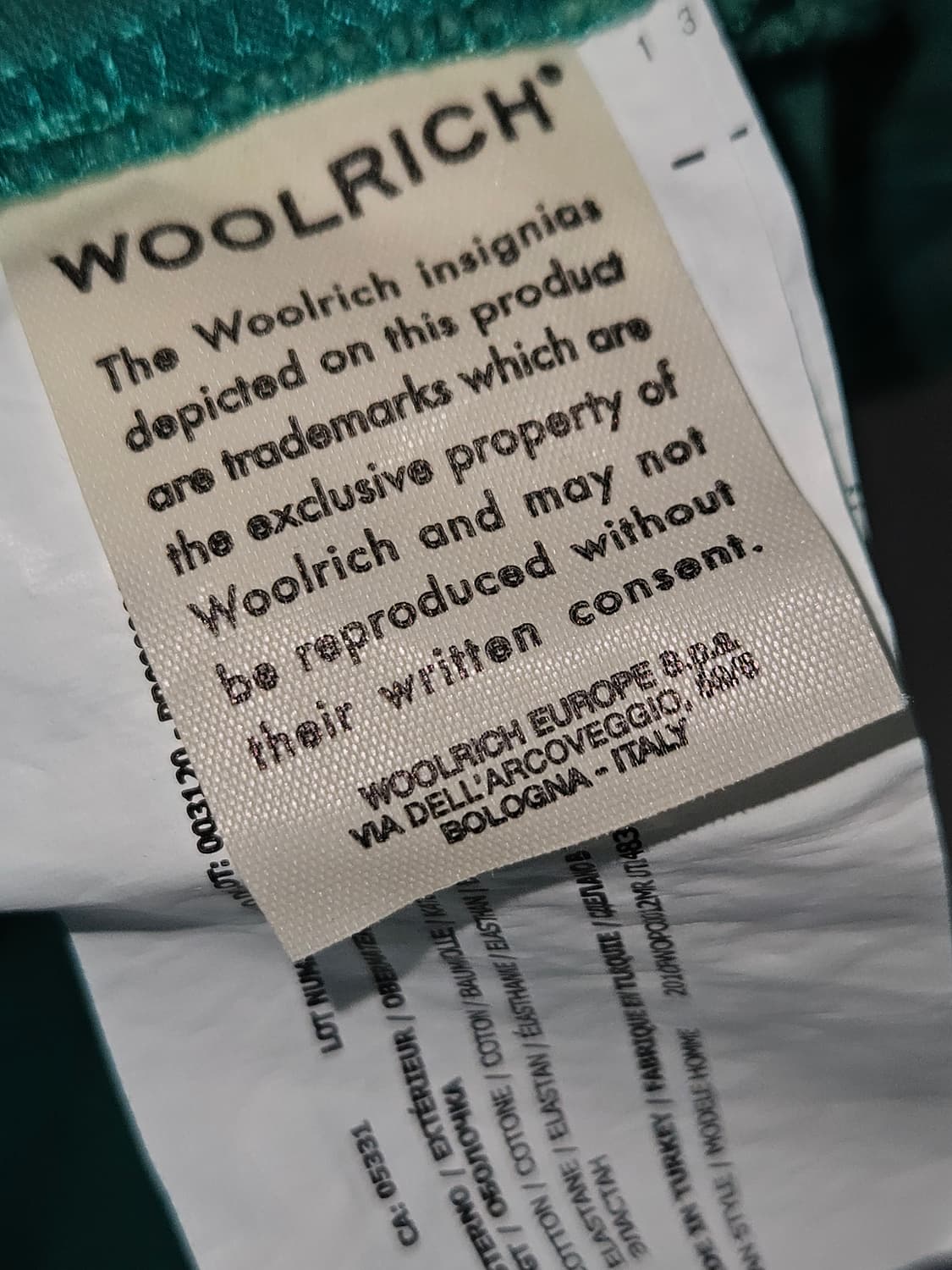 울리치 WOOLRICH 반팔 카라티 피케티 폴로 애플그린 M 상품이미지5