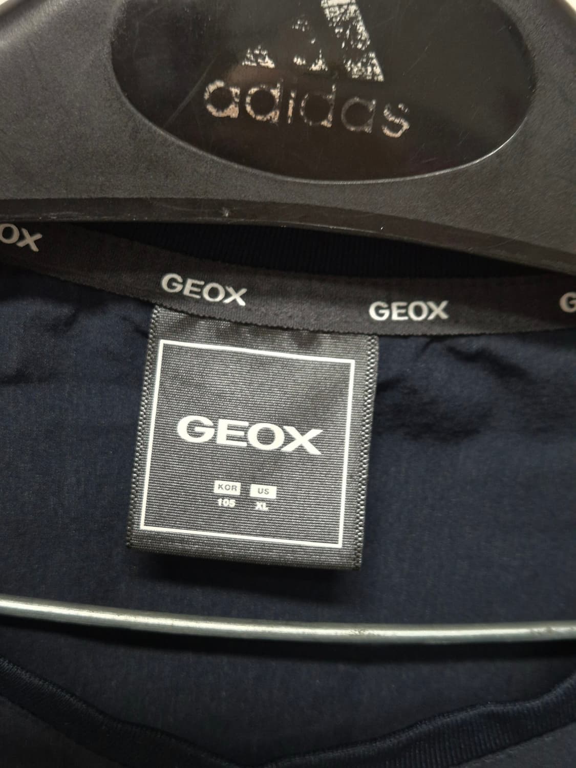 ⚽️안입음⚽️지오다노 네이비 포켓 반팔티 XL105 상품이미지3