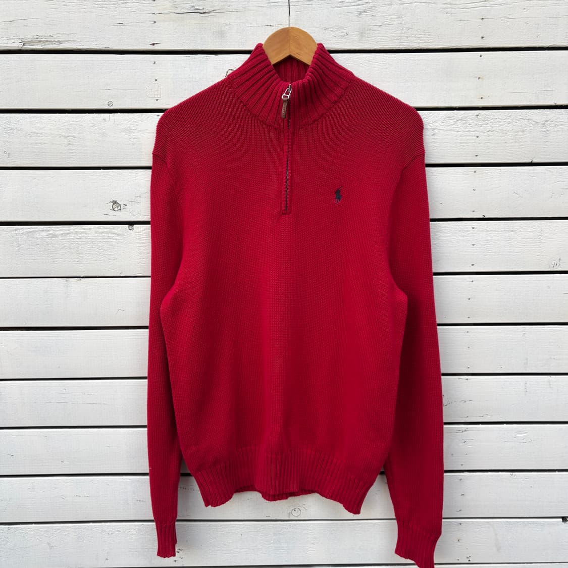 Polo 폴로 피마코튼 풀오버 니트 상품이미지1