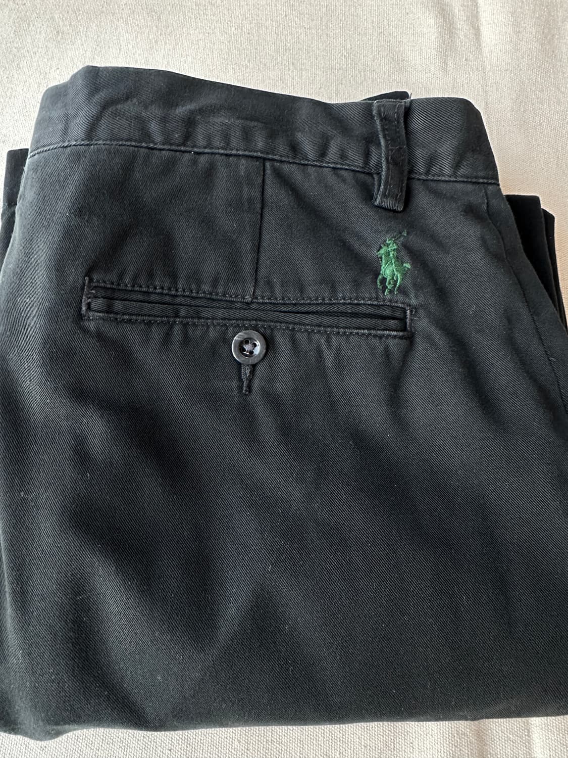 폴로 블랙 치노 팬츠 32x30 상품이미지1