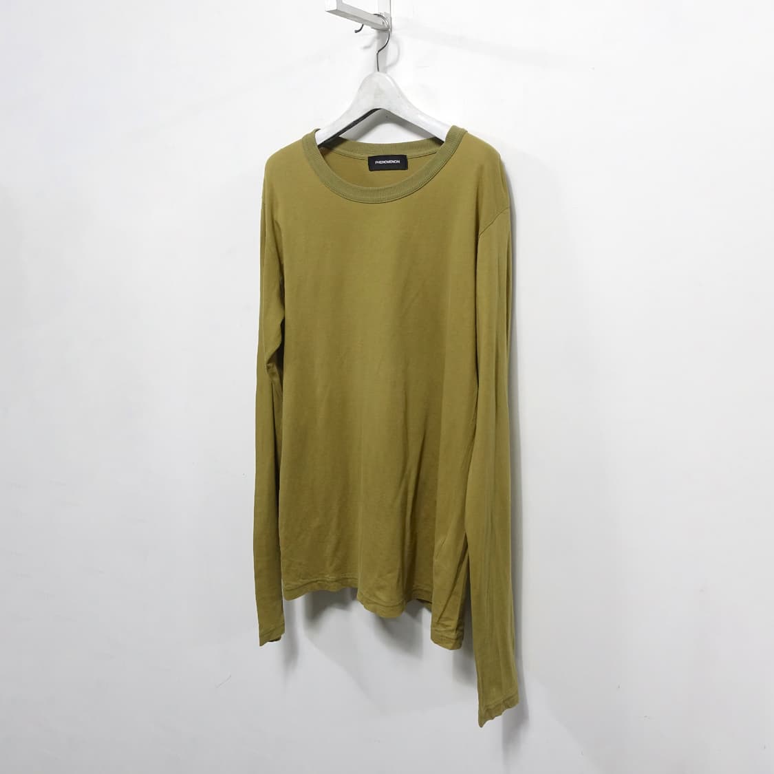 PHENOMENON 페노메논 아카이브 올리브 가먼트다잉 롱슬리브 티셔츠 상품이미지4
