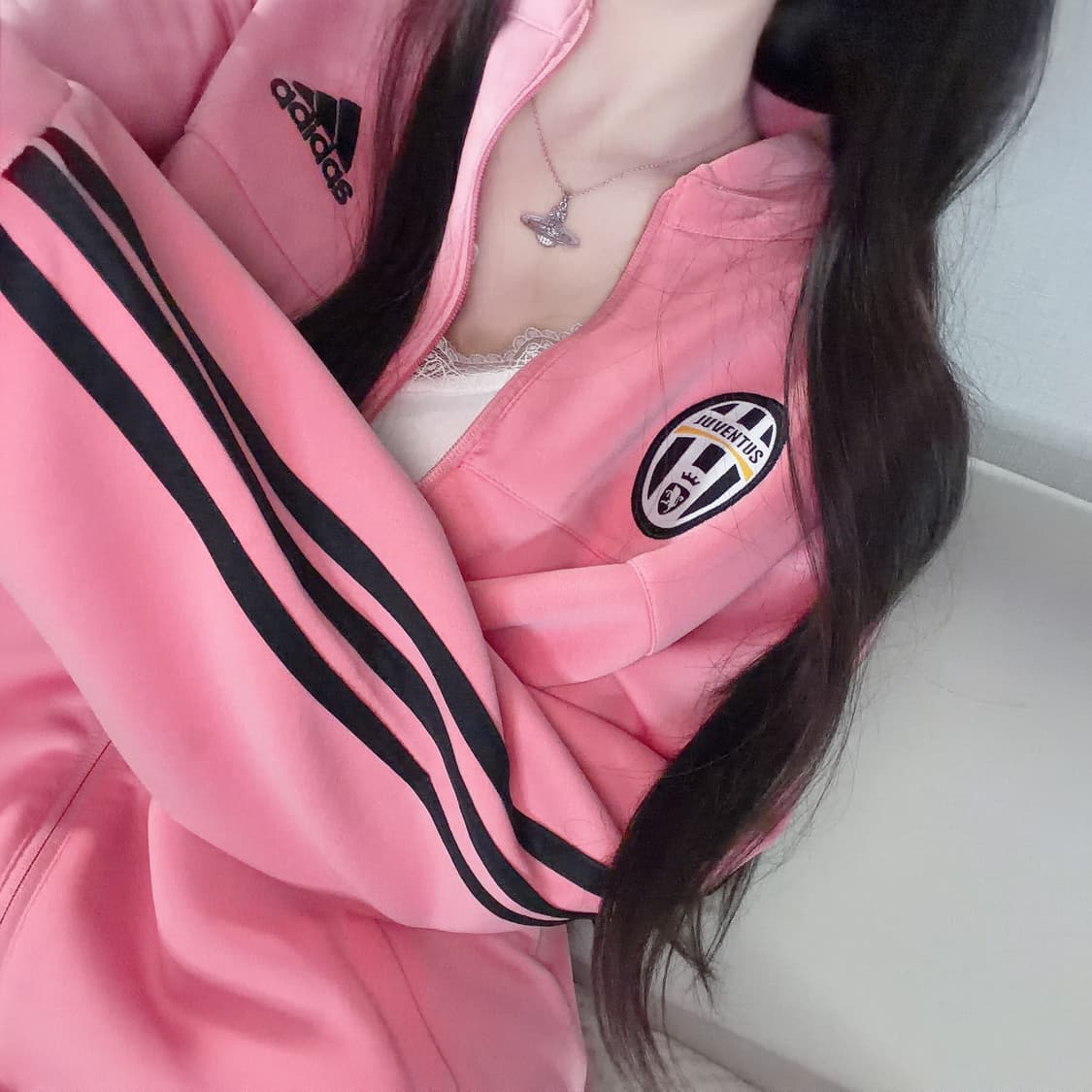 초희귀 아디다스 유벤투스 핑크 져지 L 💕 상품이미지1