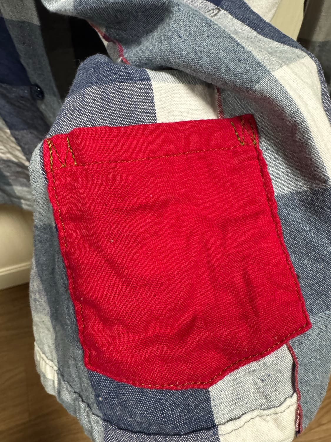 Blue blue 오픈카라 셔츠 상품이미지5