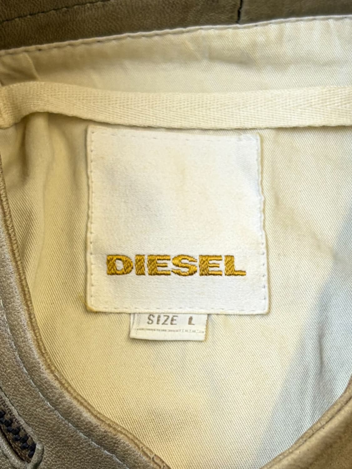 디젤 램 레더 필드 자켓 상품이미지7