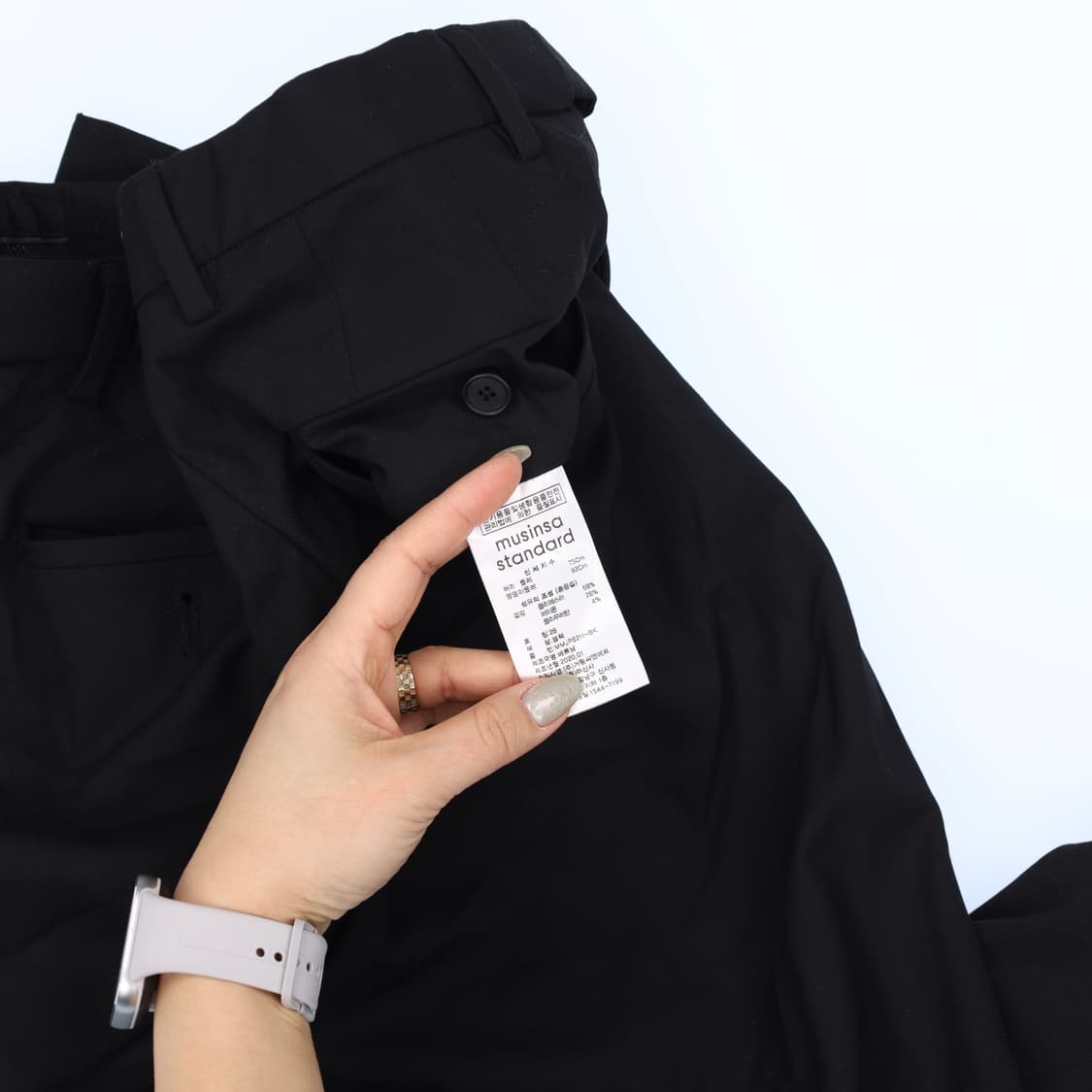 [28] 무신사스탠다드 정장 슬랙스 바지 0114J 상품이미지6
