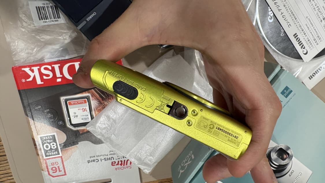 새제품)캐논 익시 600F (익서스 230HS) 빈티지디카 풀박스 상품이미지4