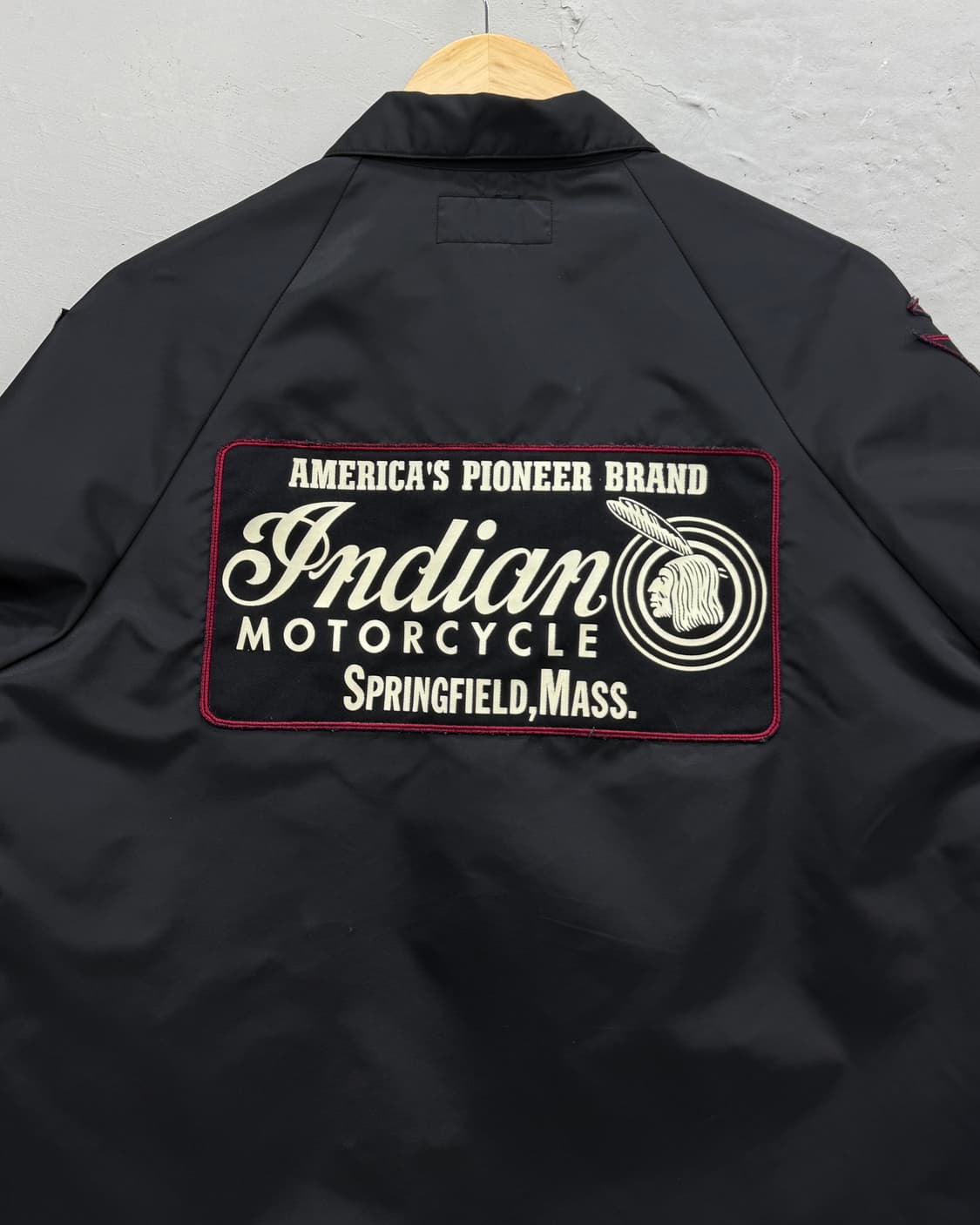 인디안 모터사이클 00s 나일론쉘 바이커 자켓 상품이미지6