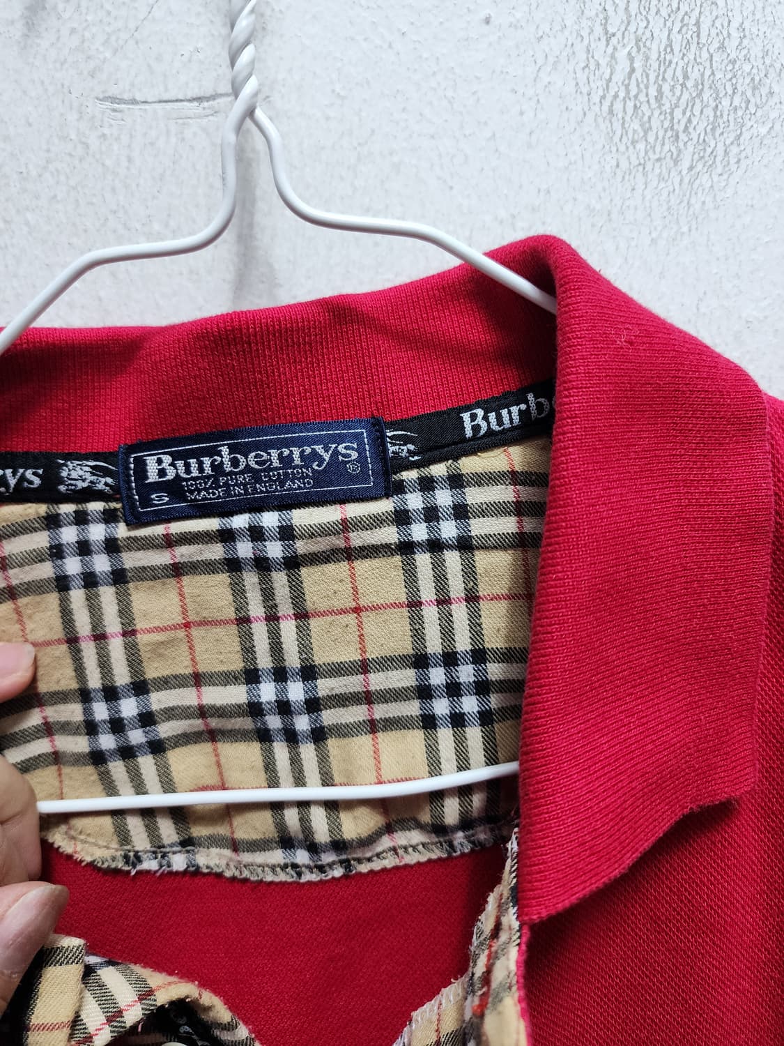 버버리 레드 빈티지 카라티 상품이미지5