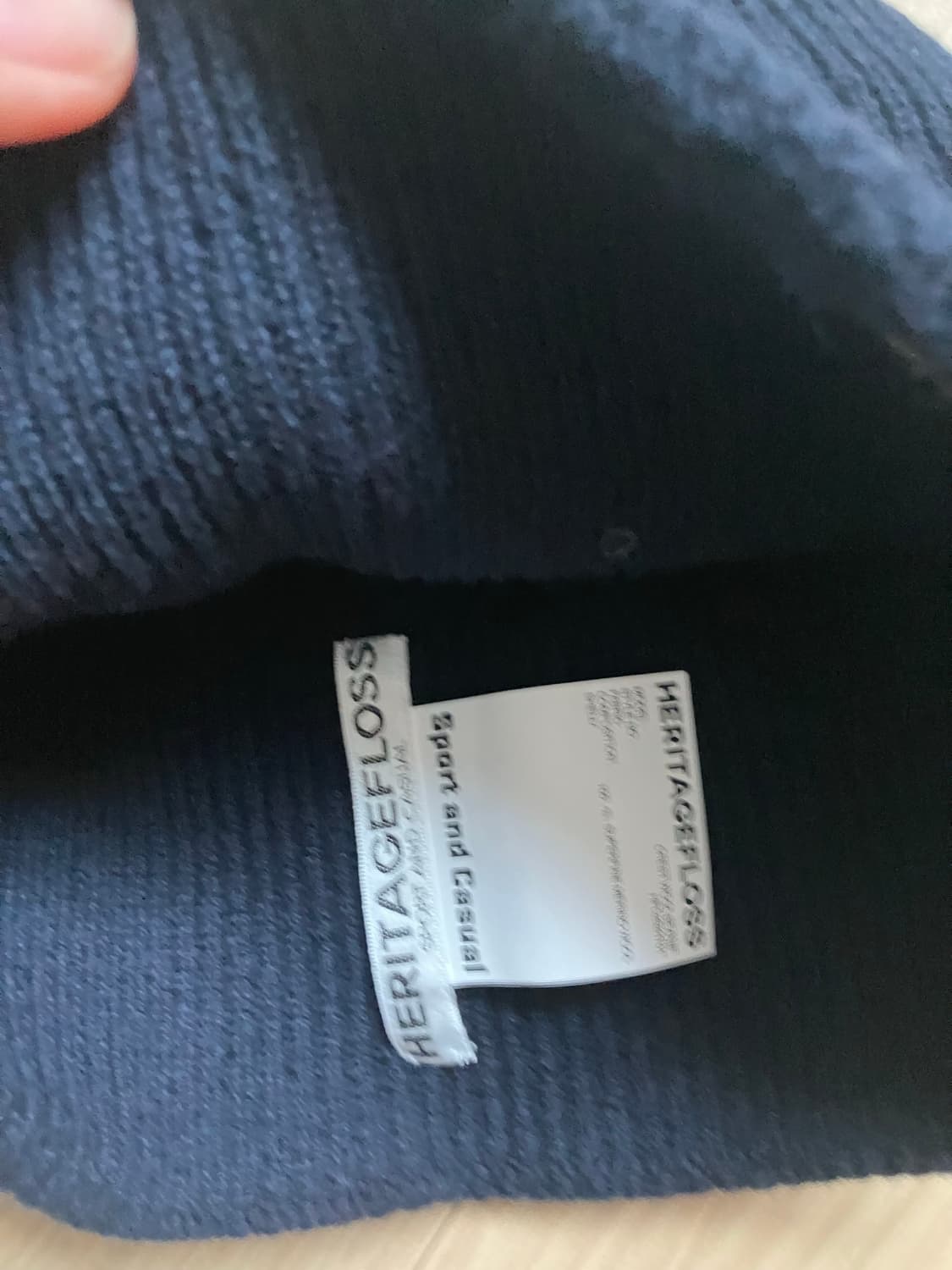 헤리티지플로스 울 비니 네입 컬러 새상품. 상품이미지5